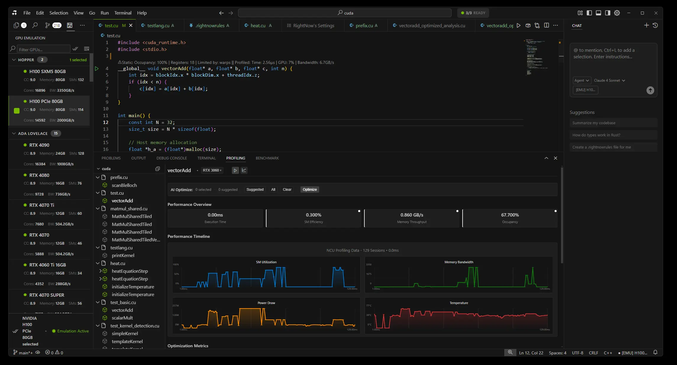 RightNow AI Code Editor